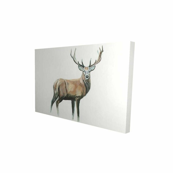 Fondo 20 x 30 in. Deer-Print on Canvas FO2791234